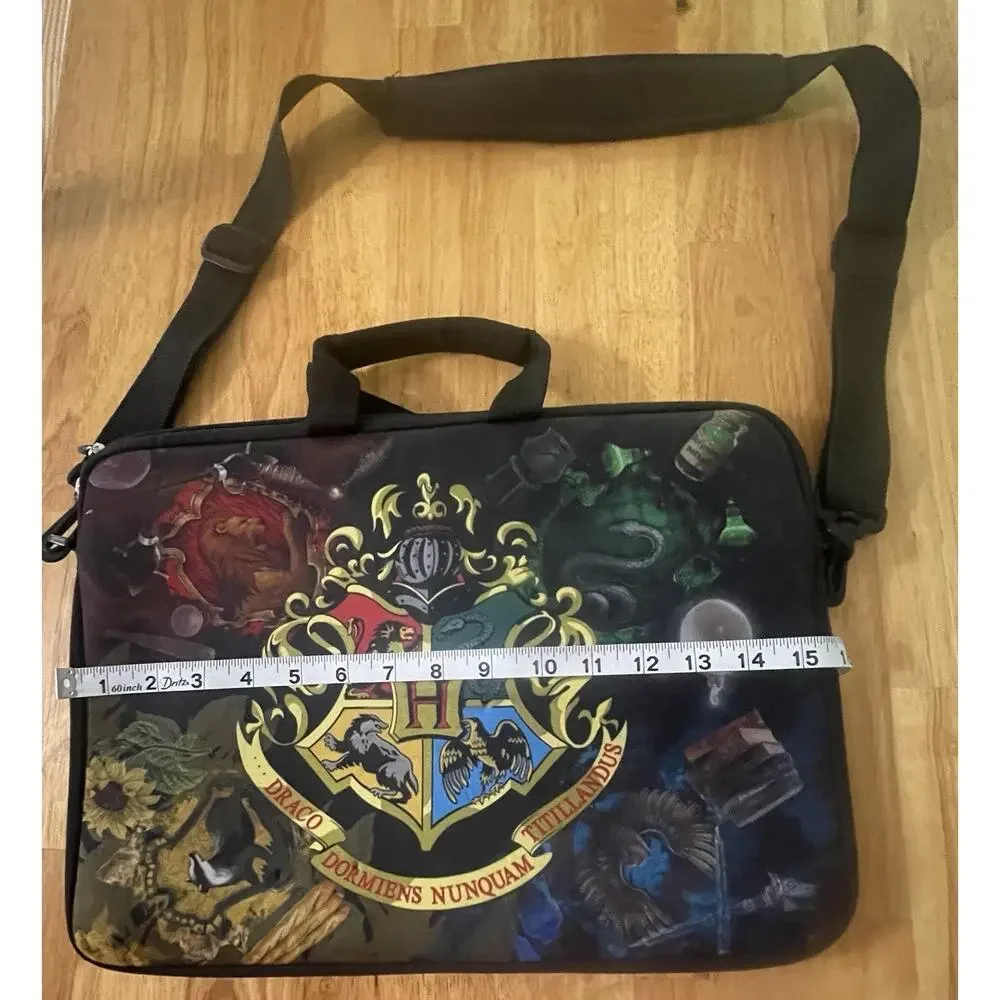 Harry Potter Hogwarts Houses Laptop Messenger Bag 15